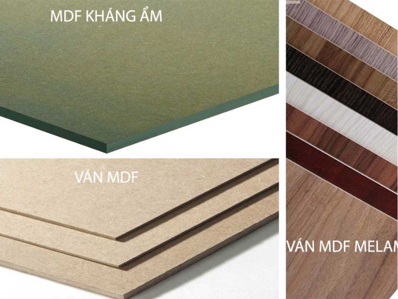 Các loại mdf phổ biến