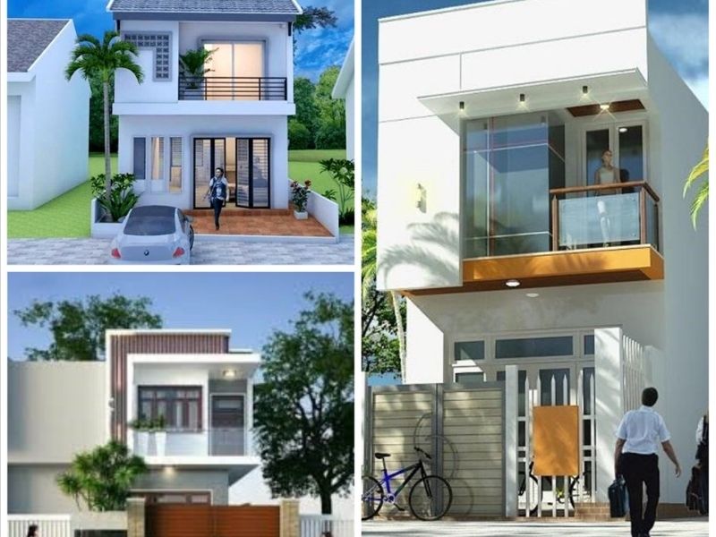 Các mẫu nhà 2 tầng 600 triệu đẹp và tiện nghi